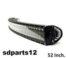 132cm Barre à LED 300W Profil Incurvé Mince avec Supports pour Camion VTT 4x4