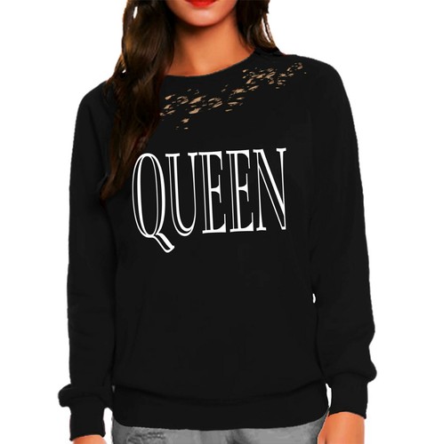 Queen sweatshirt womens heavy