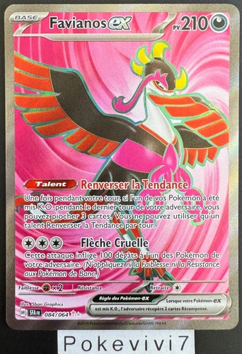 Carte pokemon favianos 084 064 - carte,