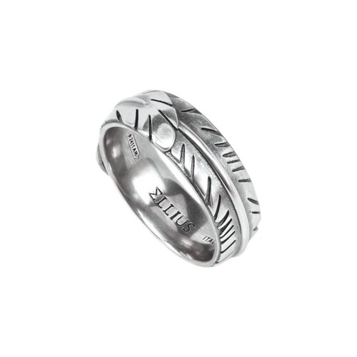 Bague ellius homme plume - bague,