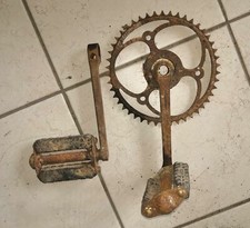 pedalier velo avec ovales des années 1920 1930 