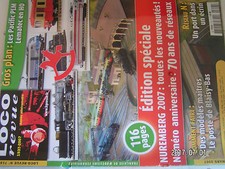 **aa Loco Revue n°716 nouveautés Nuremberg 2007 / Pacific PLM de Lematec 