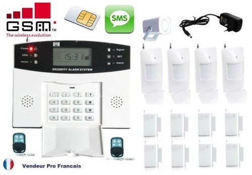 Alarme maison sans fil gsm - alarme,