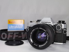 [Near MINT] OLYMPUS OM10 Silver SLR + S Zuiko 35-70mm f/4 Zoom, adaptateur...
