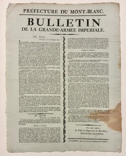 1806 bulletin grande - 1806,