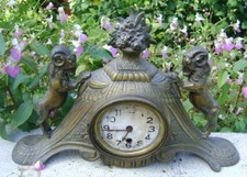 SUPERBE PENDULE ART DÉCO AUX BOUQUETINS 1925 