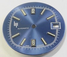 CADRAN D'ORIGINE STOCK LIP 1970 MONTRE AUTOMATIC BLEU
