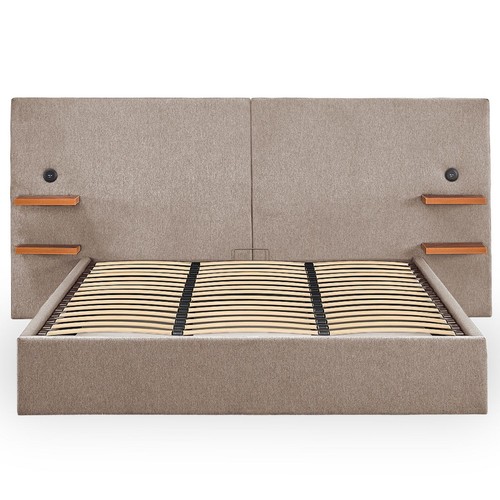 Lit coffre avec tablettes - tablettes, &