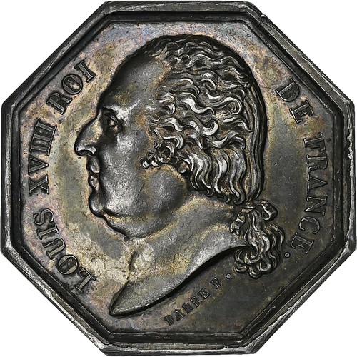 France jeton louis xviii - france,,