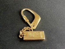 Porte-clés RENAULT Automobile - Lingot d'Or et Logo RENAULT vintage 70'