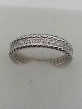 Très Jolie Bague Argent Et