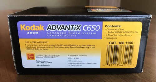 Kodak zoom advantix - advantix, t550