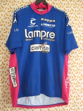 Maillot cycliste Lampre Caffita 2005 Kappa Jersey cycling Vintage - XXXL