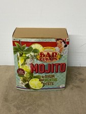 Service à mojito vintage neuf dans boîte complet 2 verre ,4 tuilleur,6paille