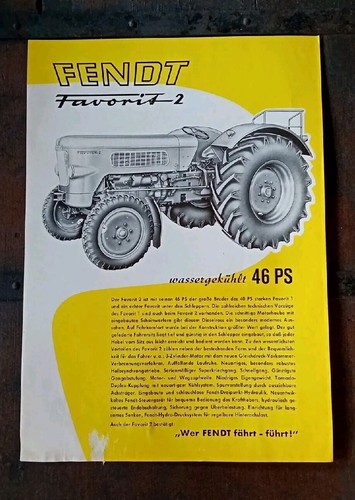 Brochure tracteur fendt - brochure,