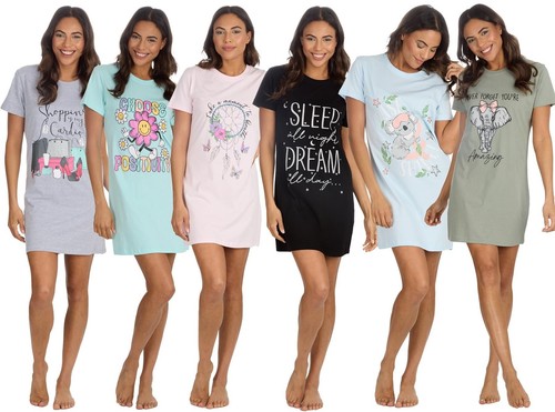 Chemise nuit coton - de,