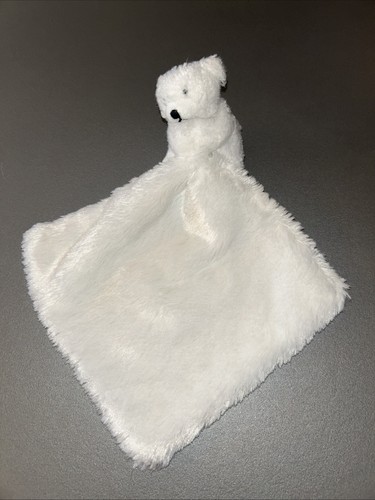 Doudou peluche ours blanc