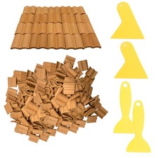 300 PCS Mini Tuiles en Terre