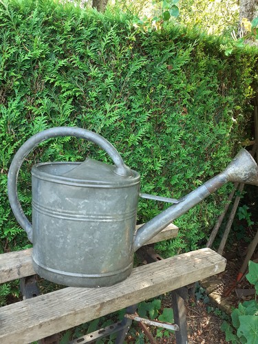Ancien arrosoir zinc avec - arrosoir,