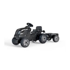 SMOBY Tracteur a pédales Farmer XL + Remorque - Noir