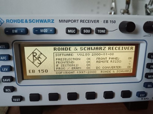 Receiver rohde scchwarz - rohde,