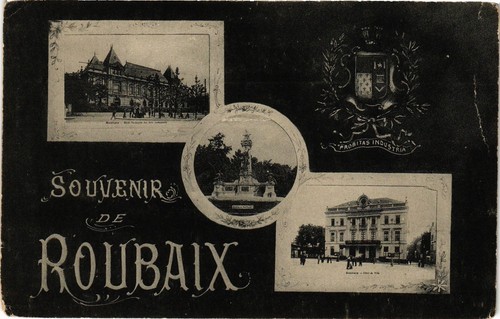 Cpa souvenir roubaix - cpa,