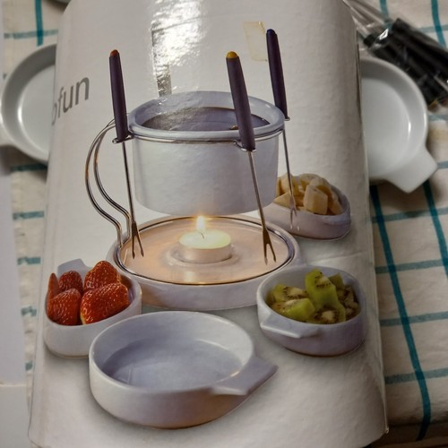 Neuf service fondue - service,
