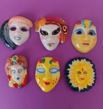 LOT 6 feves MASQUES VENITIENS