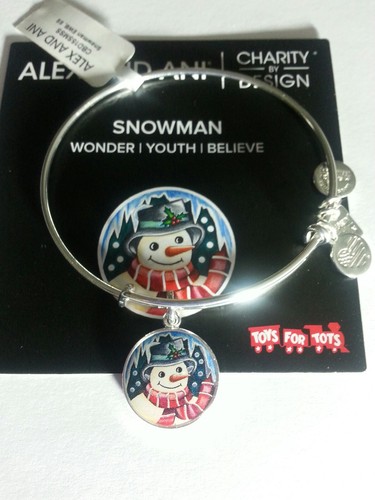 Alex and ani snowman bangle - alex,
