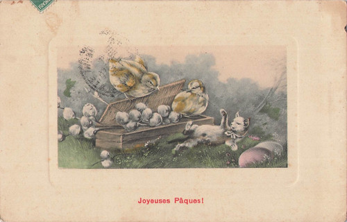 Illustree paques petit - cp,