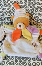 Doudou marionnette ours blanc - ,