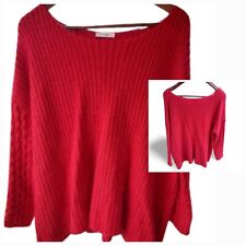 Pull Rouge Laine/angora Orfeo Negro Taille U 