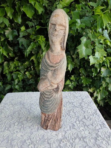 Vierge enfant bois - vierge, à