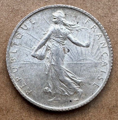 France 1914 franc - silver, coin