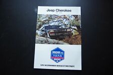 Catalogue prospectus auto  Jeep Cherokee Accessoires Renault Chief limited