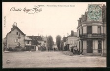 CPA Dreux, Perspective du Boulevard Louis Terrier 