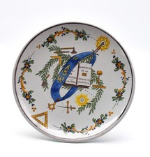 Nevers assiette faïence
