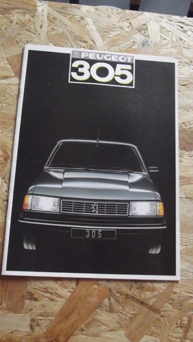 Brochure catalogue peugeot - peugeot, 305