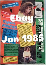 MYLENE FARMER Collection x1 Page 1985 Interview 