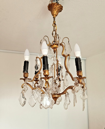 Ancien lustre cage - lustre, en