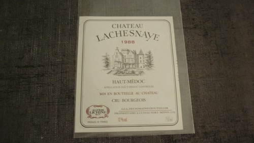 Etiquette vin haut medoc - etiquette, de
