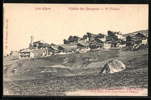 Cpa véran vallée - st-véran, du