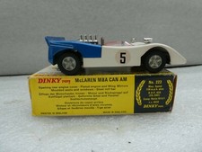 DINKY TOYS GB REF 223 MC LAREN M8A CAN AM QUASI NEUVE + BOITE D ORIGINE