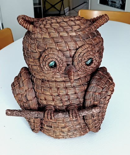 Coushatta figurine grand hibou - figurine,