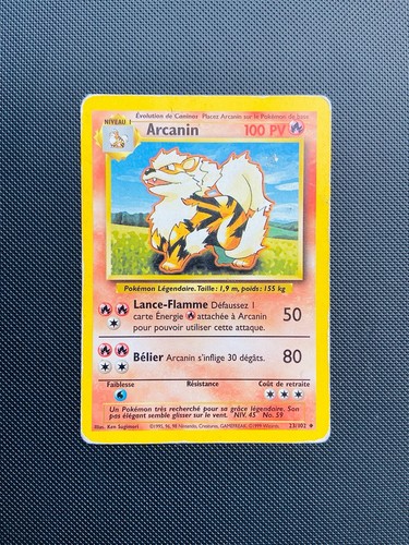 Carte pokemon arcanin - carte, 23/102