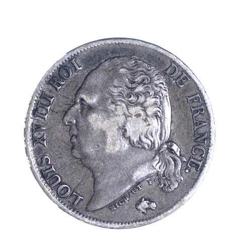 Louis xviii franc 1823 - louis, xviii-1