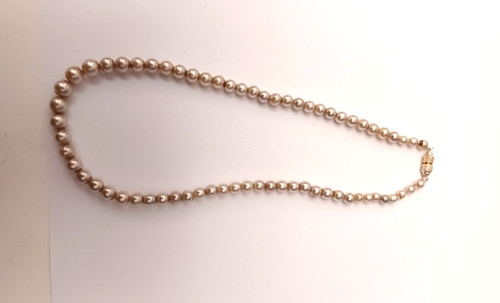 Collier perles fantaisie - perles,