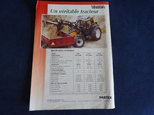 catalogue feuillet valtra tracteurs  X100 / 110/ 120