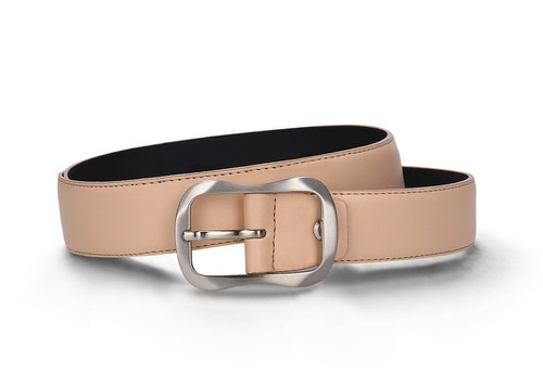 Ceinture beige femme végane