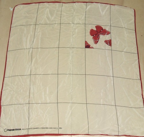 Foulard vintage femme soie - foulard,